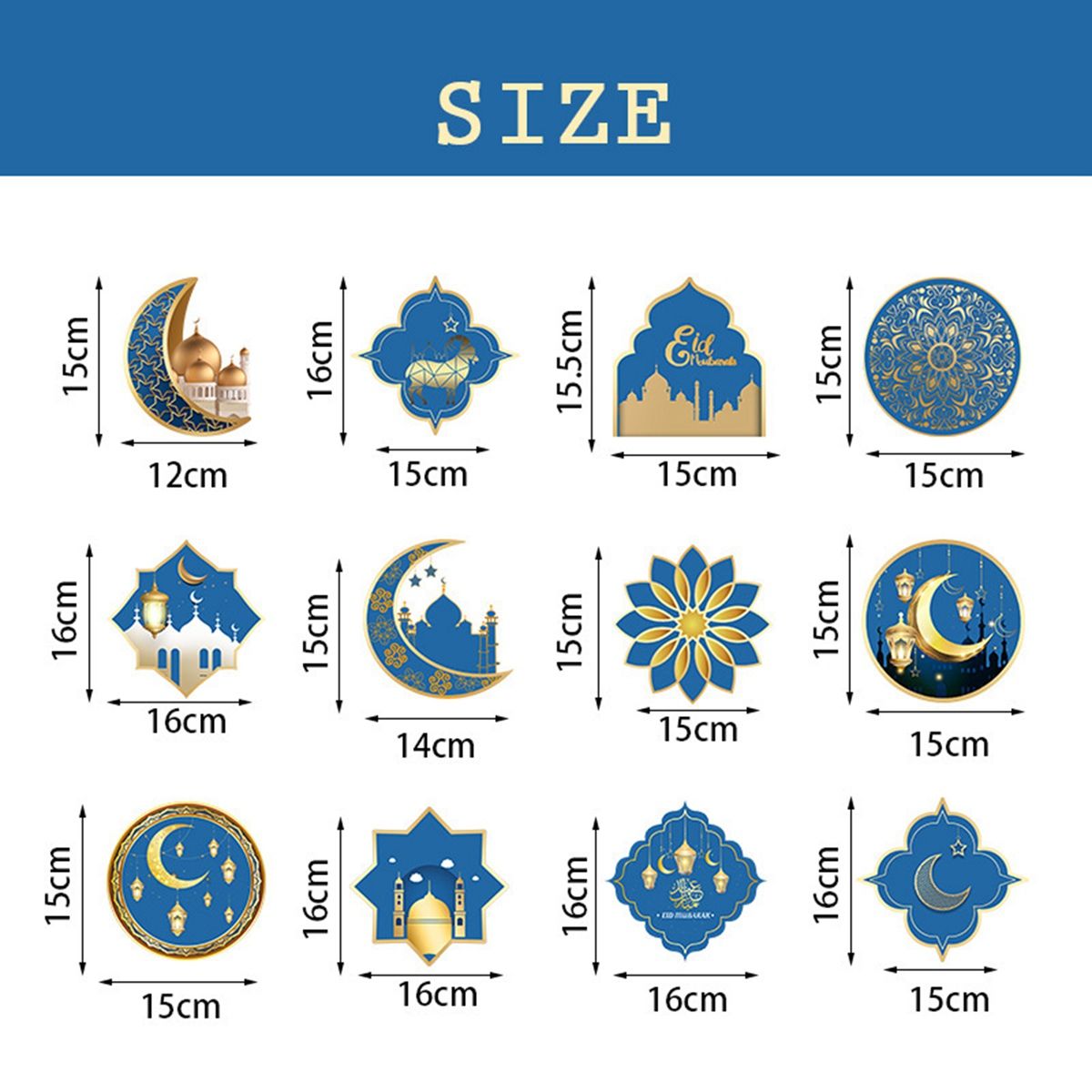 Eid Ramadan Decoration Theme Party Spiral Pendant