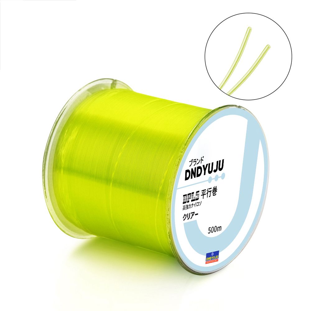 Nylon Fishing Line Japanese Monofilament Rock Sea Fishing Line Thread Bulk Spool Fishing Tackle Accessories Gold 500m