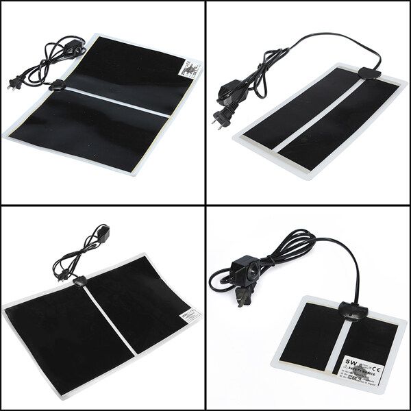 28W 28 X 53cm Adjustable Reptile Heat Mat Brooder Pet Heating Pad + AU PLUG