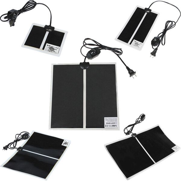 28W 28 X 53cm Adjustable Reptile Heat Mat Brooder Pet Heating Pad + AU PLUG