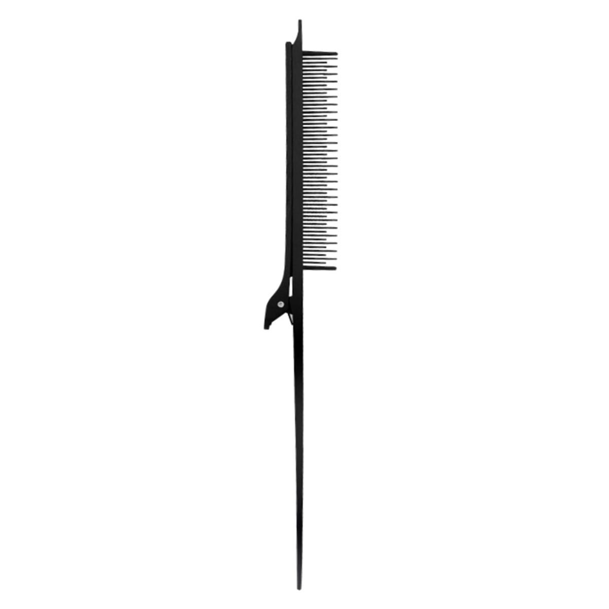 Teasing Clip Comb Teasing Brush Rat Tail Combs with Clips for Women Girls