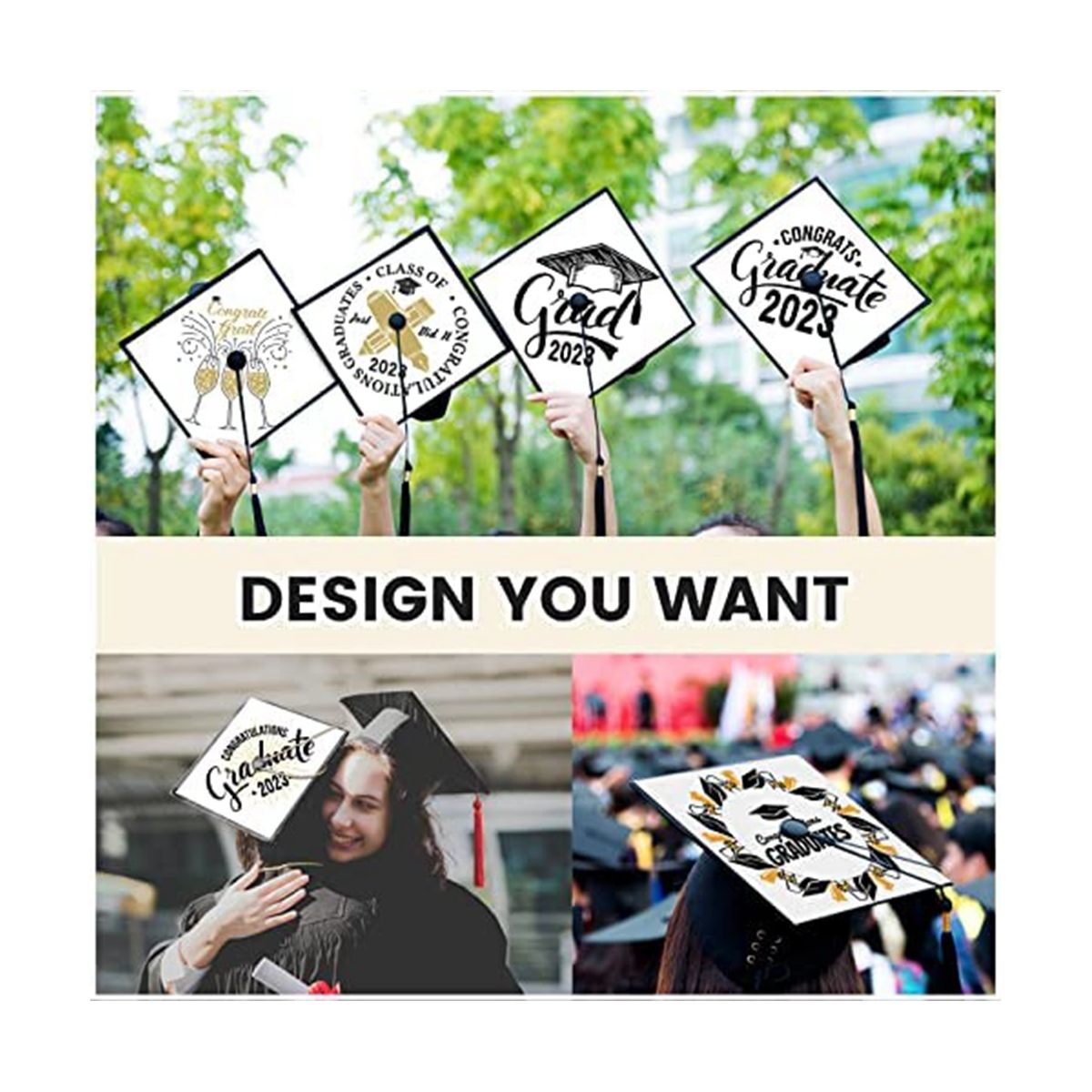 Sublimation Blanks Graduation Topper Heat Transfer Plate,