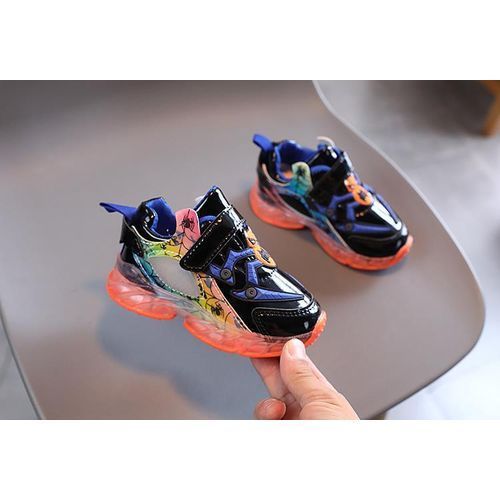 Children's Sneakers [Mesh Surface*Luminous*Spiderman]-Blue