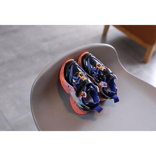 Children's Sneakers [Mesh Surface*Luminous*Spiderman]-Blue
