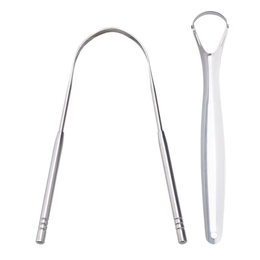 Tongue Scraper Stainless Steel, Tongue Metal Cleaner, Dental Oral Care