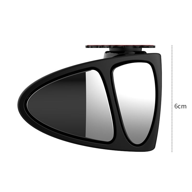3R-151 3 In 1 Car Rearview Auxiliary Blind Spot Mirror Rear View 146 Front Wheel Mirror For Left Side