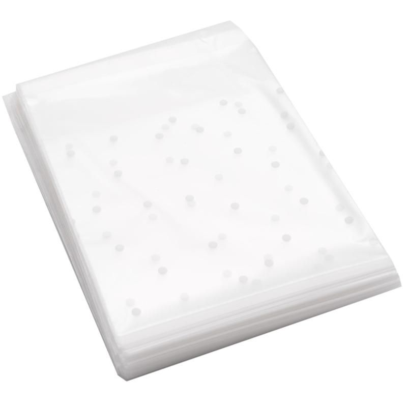 100pcs Frosted Cute Plastic Pack Candy Cookie Soap Packaging Bags Cupcake Self Adhesive Sample Gift Bag 7cm
