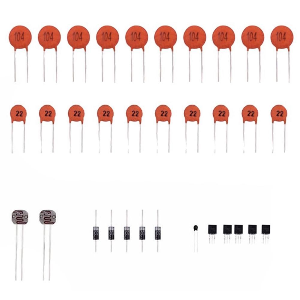 New Breadboard Set Electronics Component Starter DIY Kit with Plastic Box for Arduino UNO R3 Component Package