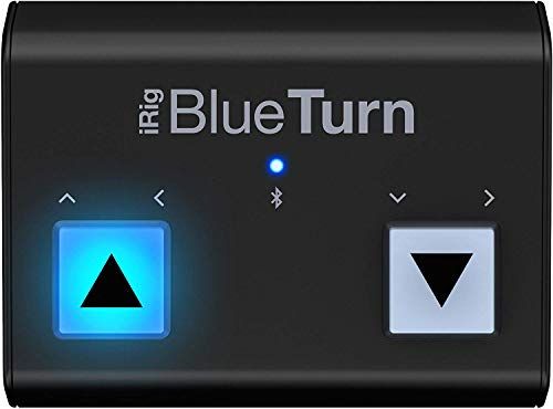 IK Multimedia IRig BlueTurn Wireless Page Turner Backlit Sil