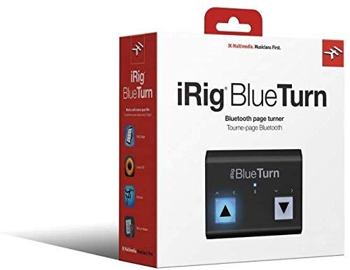 IK Multimedia IRig BlueTurn Wireless Page Turner Backlit Sil
