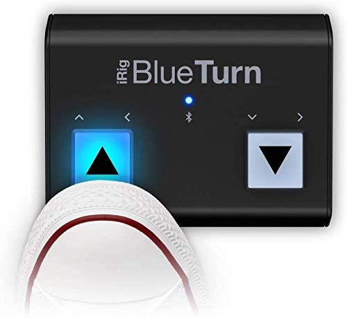 IK Multimedia IRig BlueTurn Wireless Page Turner Backlit Sil