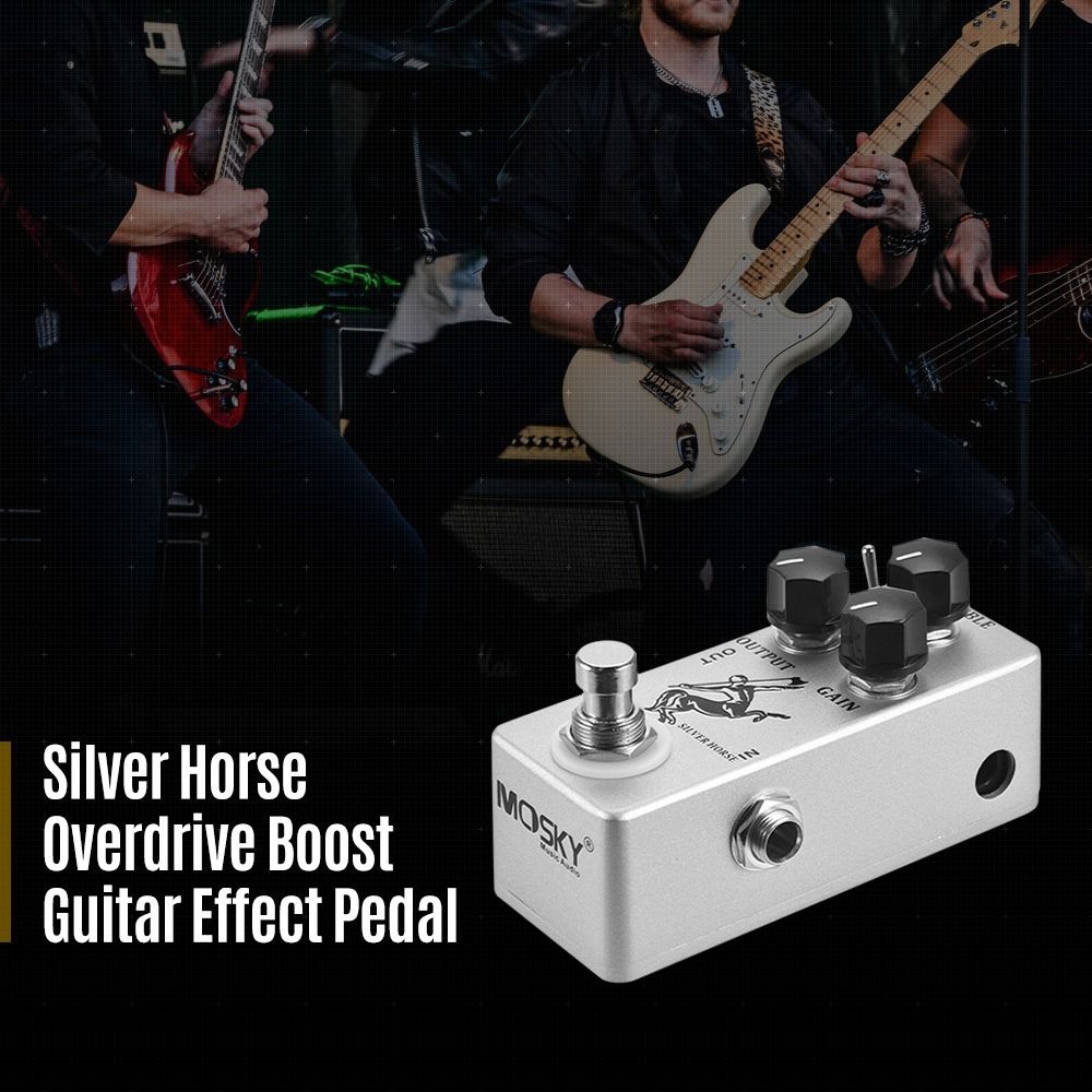 Moskyaudio Guitar Effect Pedal Guitar Overdrive Effect Pedal