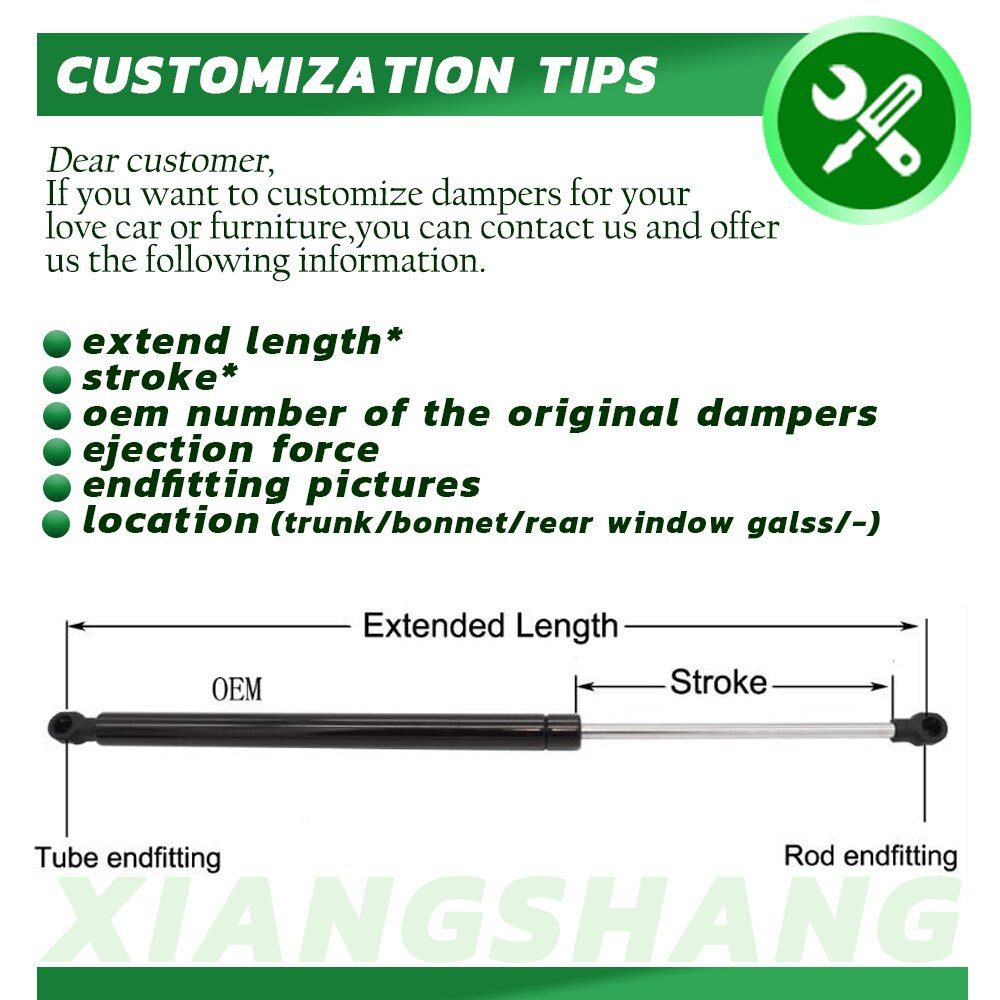 Lift Supports Gas Struts Shocks Rear Boot Tailgate Damper