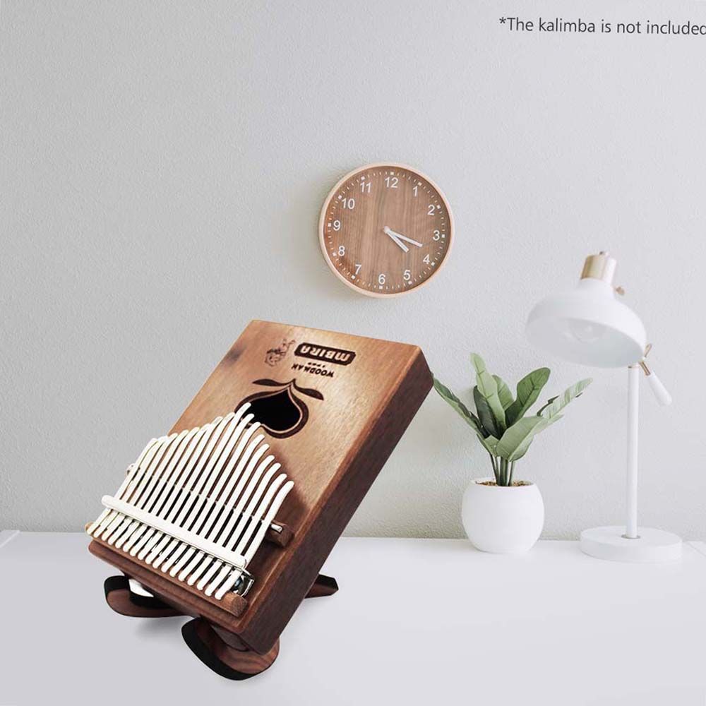 Portable Wooden Thumb Piano Stand Holder Kalimba Bracket For