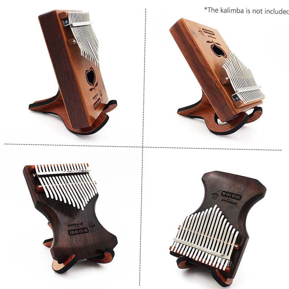 Portable Wooden Thumb Piano Stand Holder Kalimba Bracket For