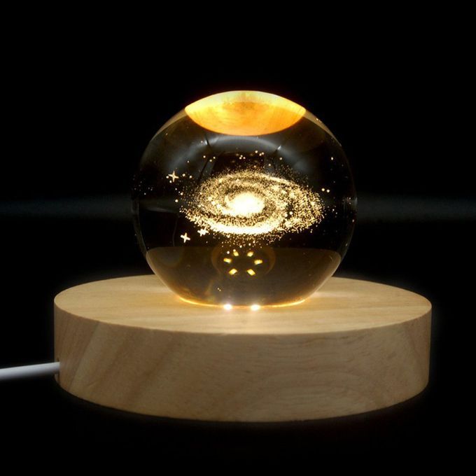 Light Base Wooden   Display For  Rystal Gl  Art Illuminated Base-warm Light-100*20mm