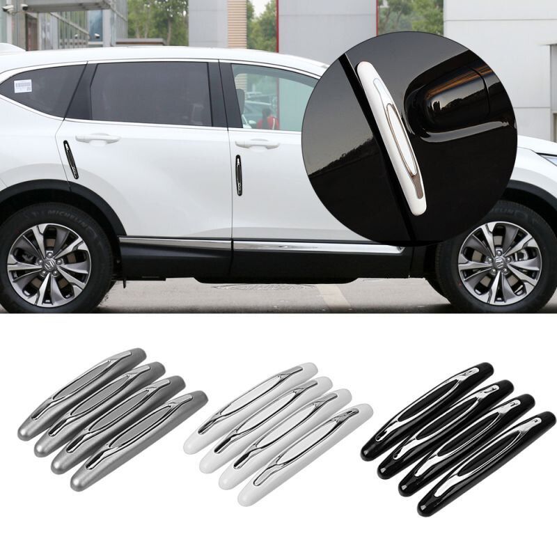 4PCS Car Door Anti-collisionper Strip Guards Side Protector