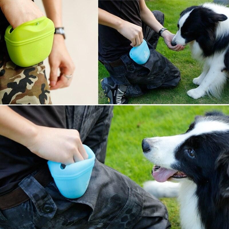 Food Reward Waist Bags Pet Portable Dog Training Waist Bag Treat Snack Bait Dogs Obedience Agility Outdoor Feed Storage Pouch