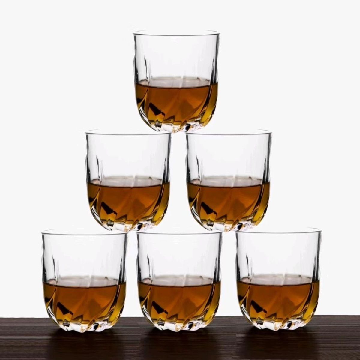 Delicate Glass Ware Transparent Glass Cup {6pce}