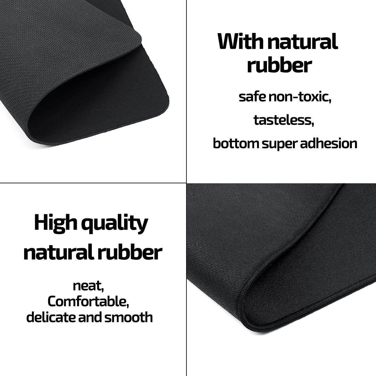Black Anti-slip Mouse Pad Gaming Keyboard Mat For PC Laptop Tablet Computer Apricot