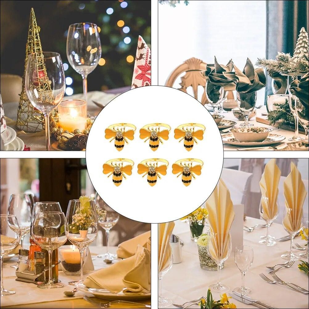 Napkin Ring Paper Holder Buckle Weddingtissue Setting Table Rustic Party Floral Towelrings Towels Animal