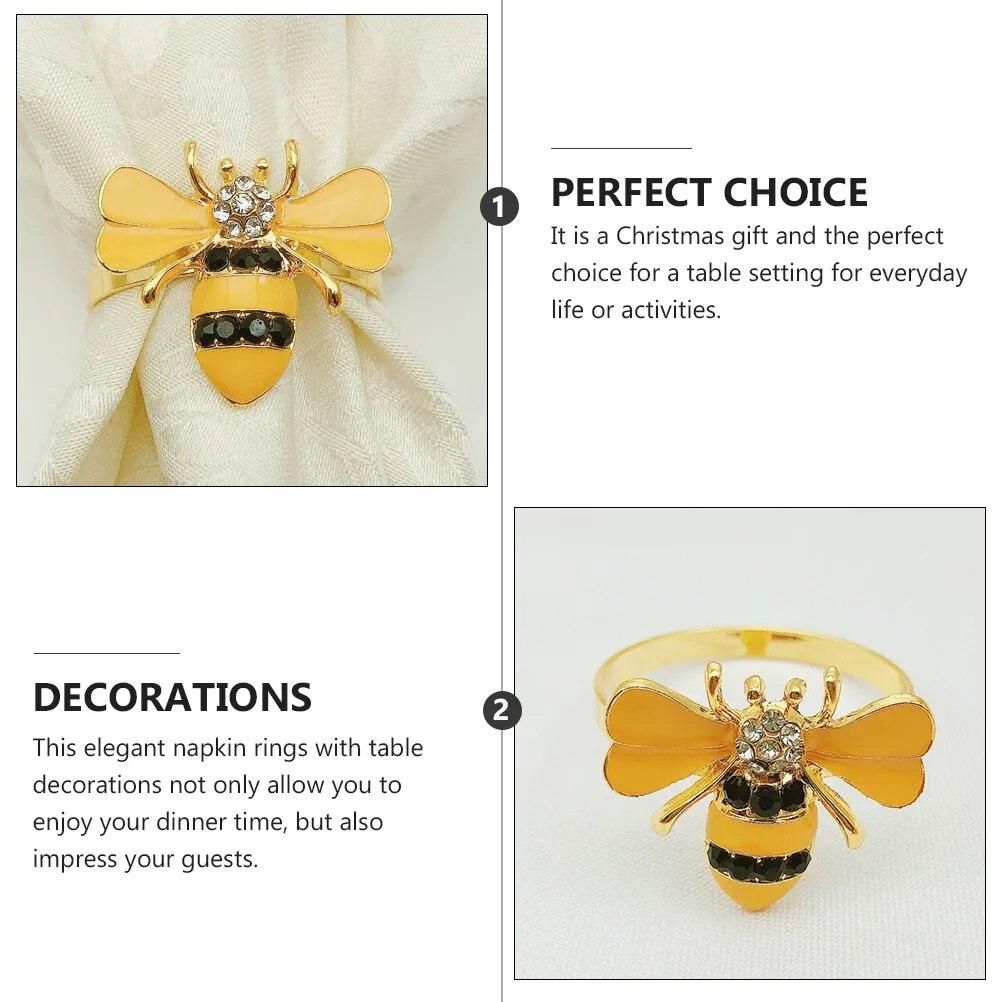 Napkin Ring Paper Holder Buckle Weddingtissue Setting Table Rustic Party Floral Towelrings Towels Animal