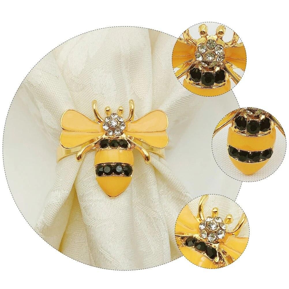 Napkin Ring Paper Holder Buckle Weddingtissue Setting Table Rustic Party Floral Towelrings Towels Animal
