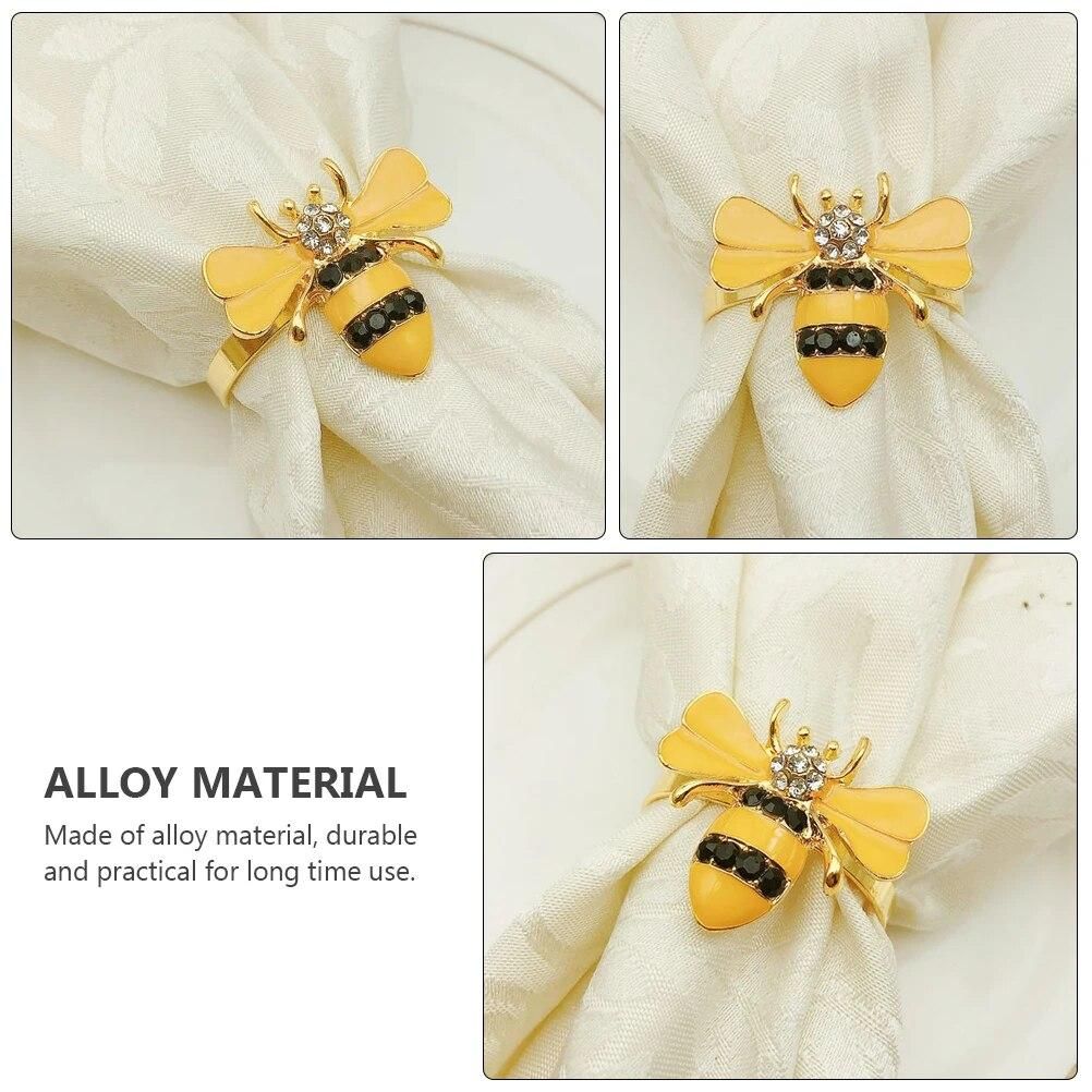 Napkin Ring Paper Holder Buckle Weddingtissue Setting Table Rustic Party Floral Towelrings Towels Animal