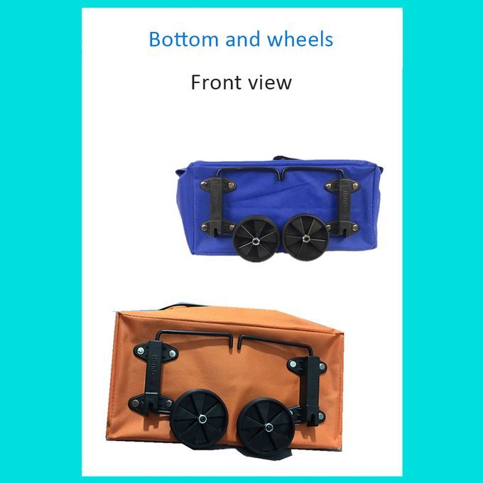 Shopping Trolley Bag Portable Oxford Folable Tote Cart