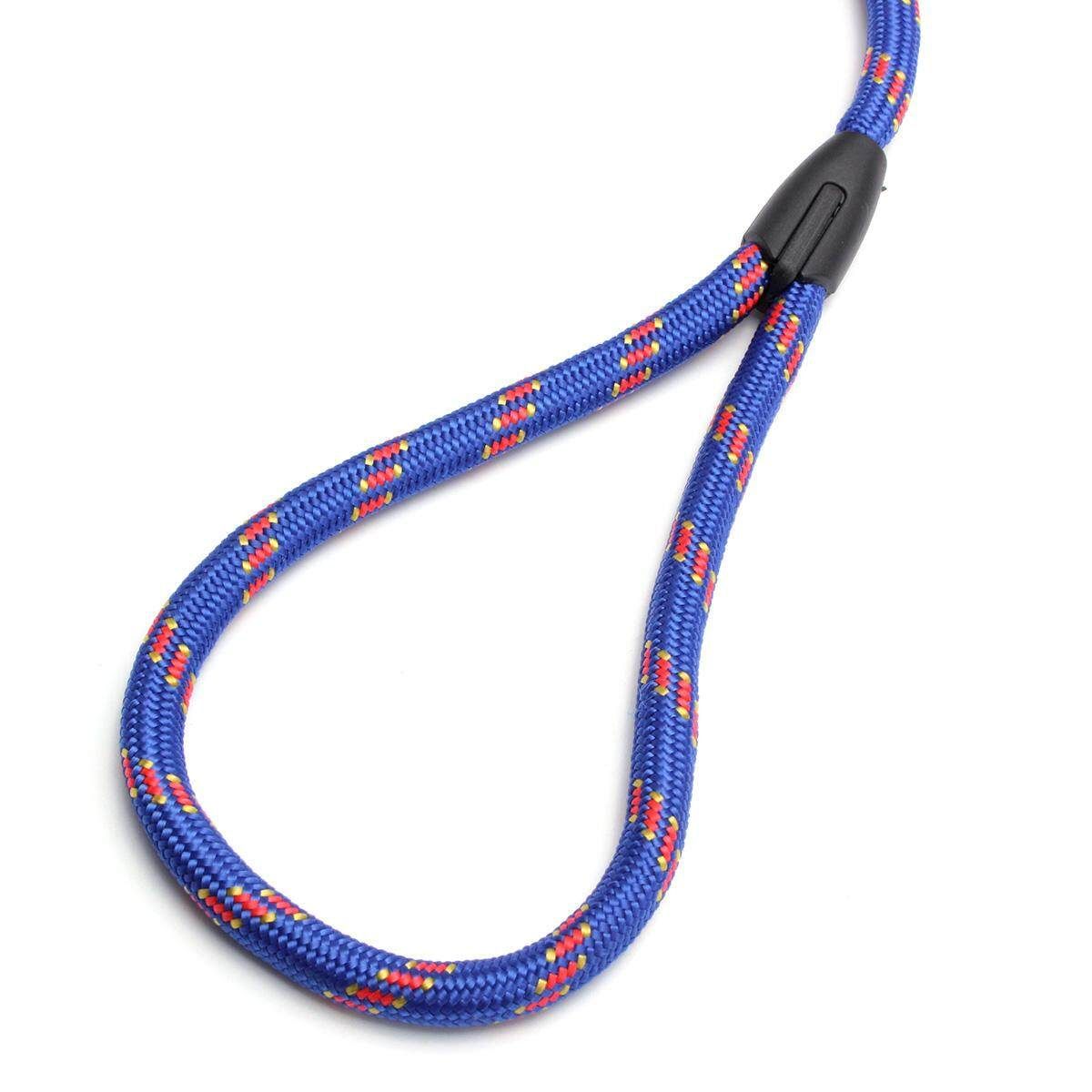 Nylon Pet Dog Rope Training Leash Lead Strap Adjustable Traction Collar Harness Blue
