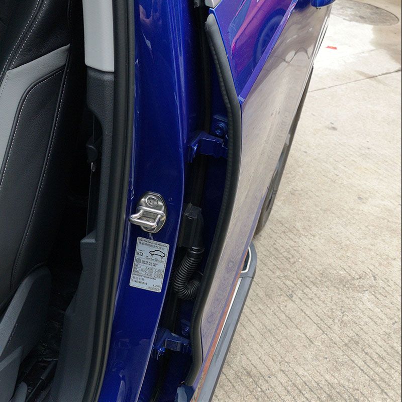 2pcs Car Door Seal Strip Rubber Car Door Side Sealing Weatherstrip For Car Waterproof Noise Insulation Sealant Auto Protection-Fillers, Adhesives