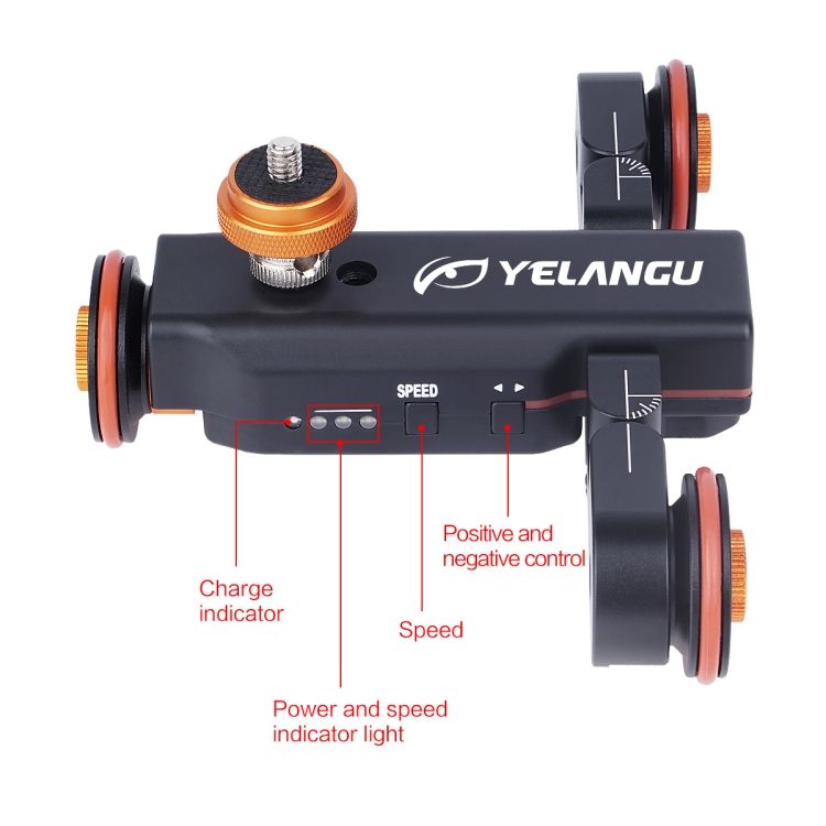 L4X Remote Camera Wheel Dolly II Electric Track Slider