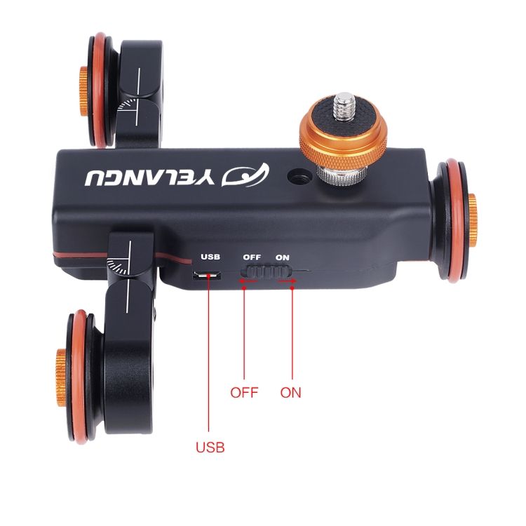 L4X Remote Camera Wheel Dolly II Electric Track Slider