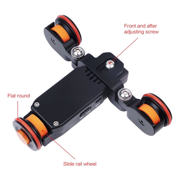 L4X Remote Camera Wheel Dolly II Electric Track Slider
