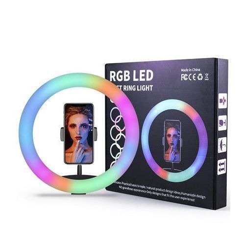 14 Inches RGB Ring Light That Uses Power Bank