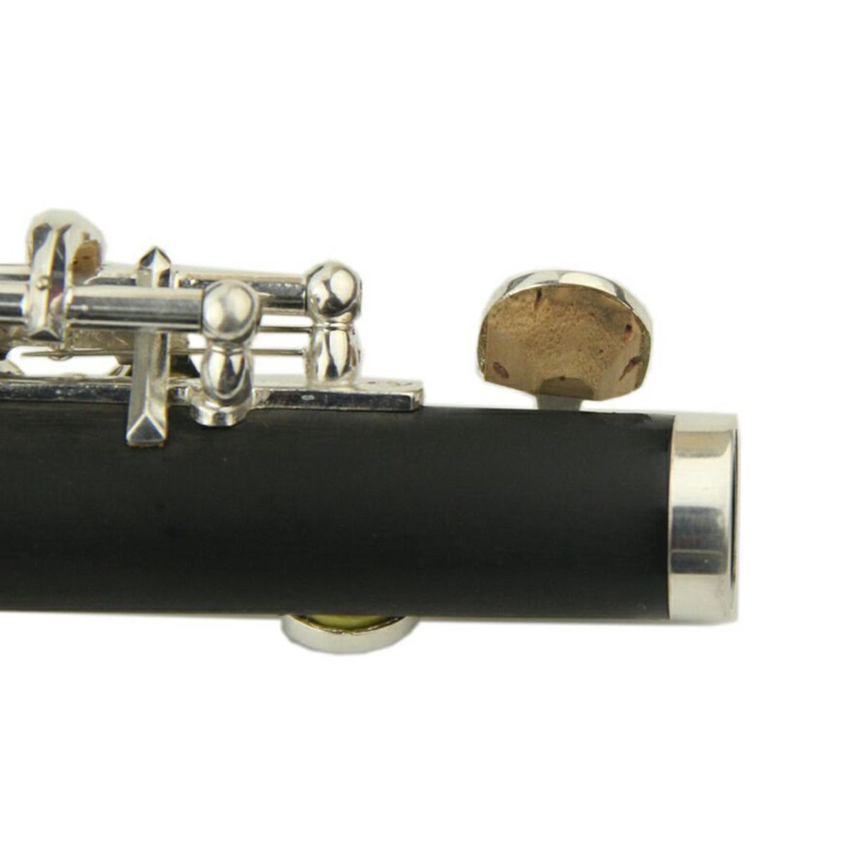 Plated C Piccolo Flute With Wood Case Cleaning Cloth