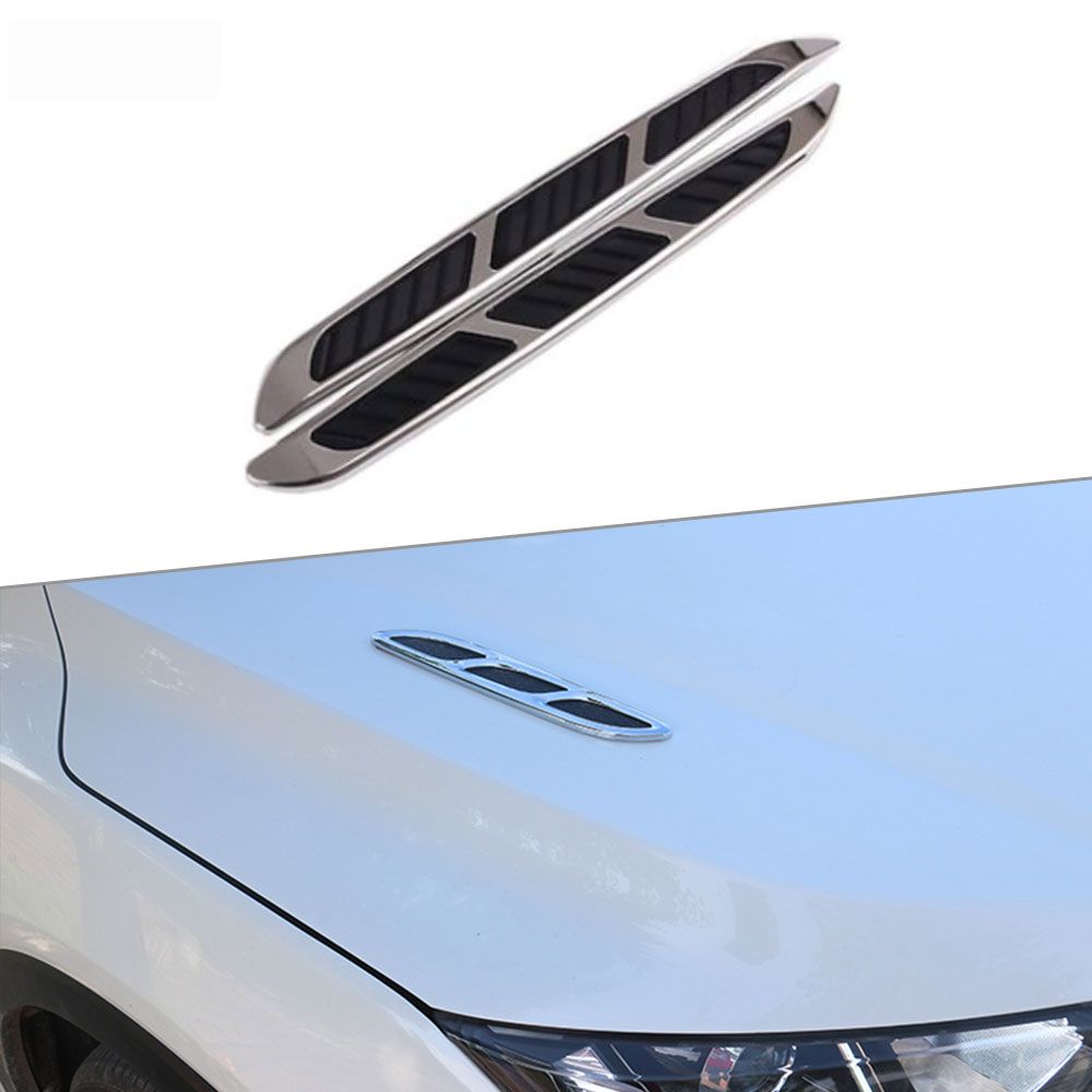 Universal Car Engine Hood Air Intake Flow Vent Fender Cover