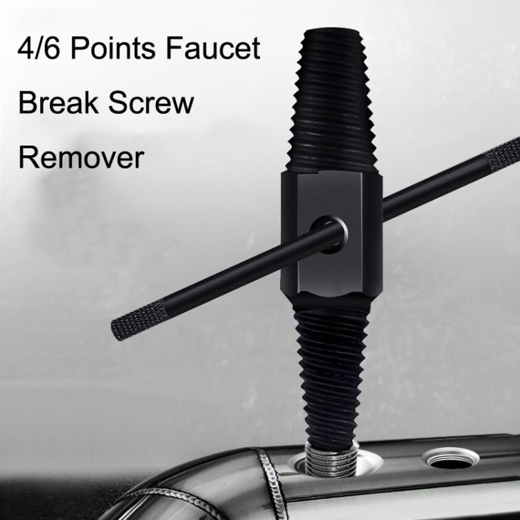 3PCS Faucet Break Screw Remover Black