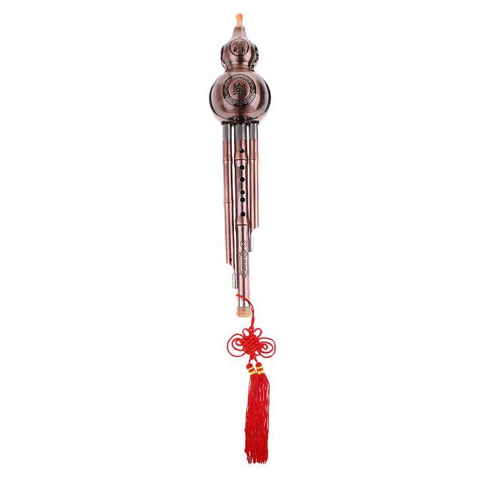 Chinese Handmade Hulusi Gourd Cucurbit Flute Ethnic Music Instrument