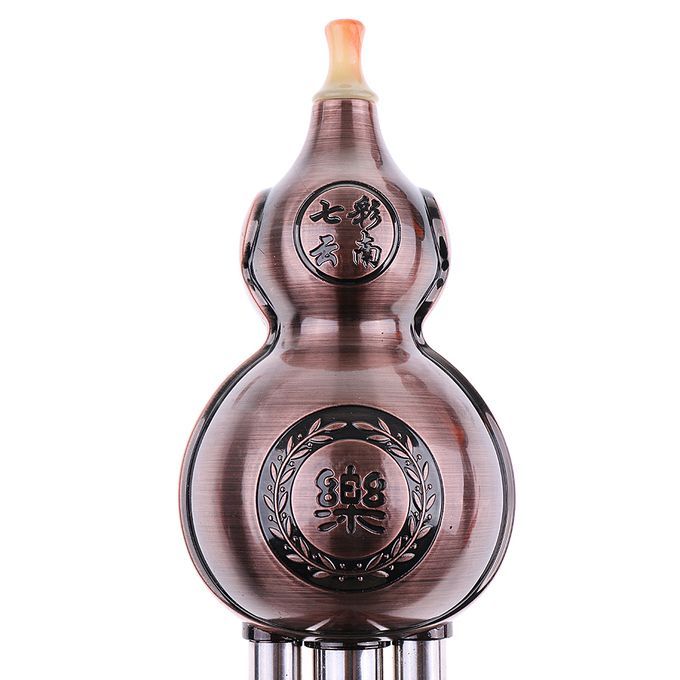 Chinese Handmade Hulusi Gourd Cucurbit Flute Ethnic Music Instrument