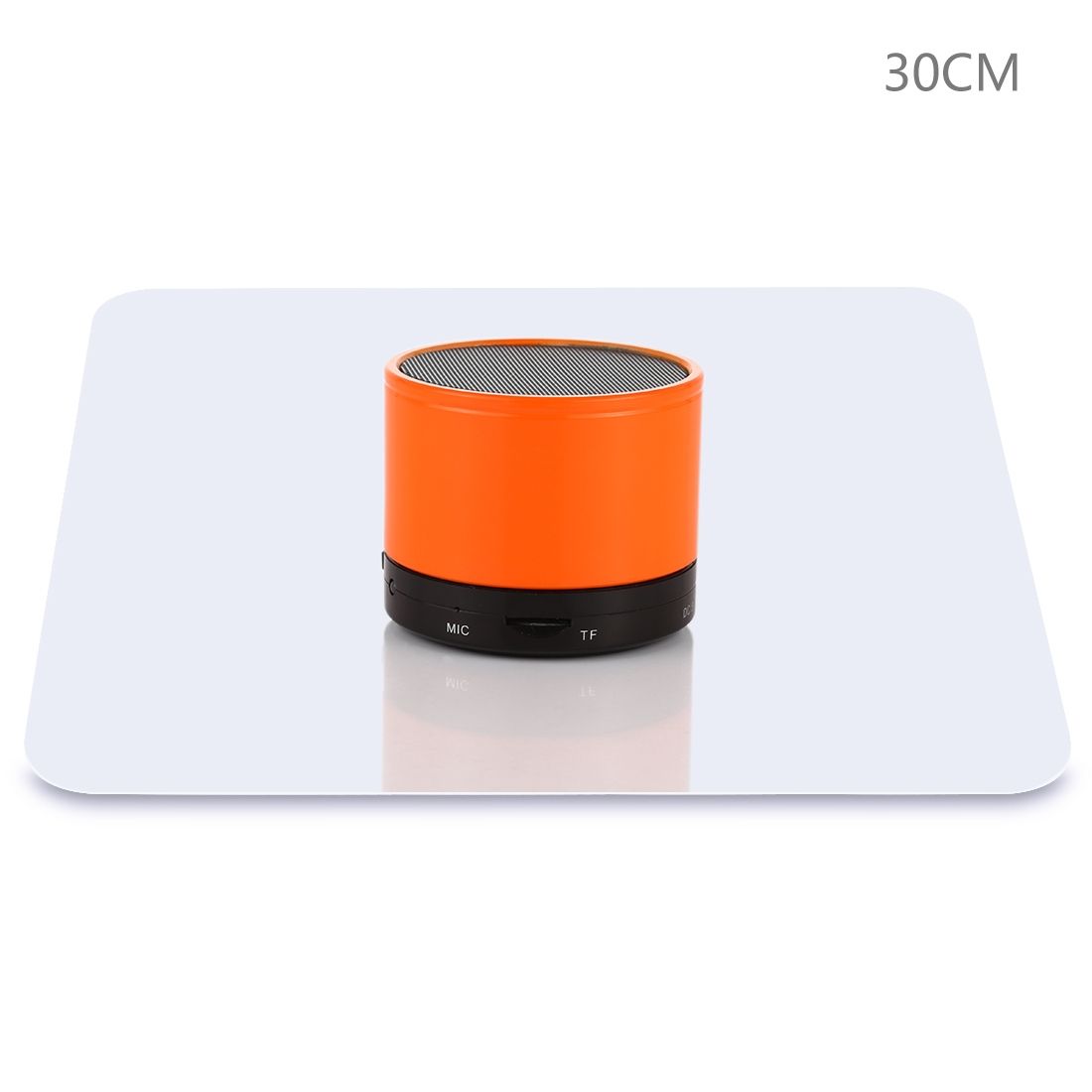 PULUZ 30cm Photography Acrylic Reflective Display Table Background Board(White)