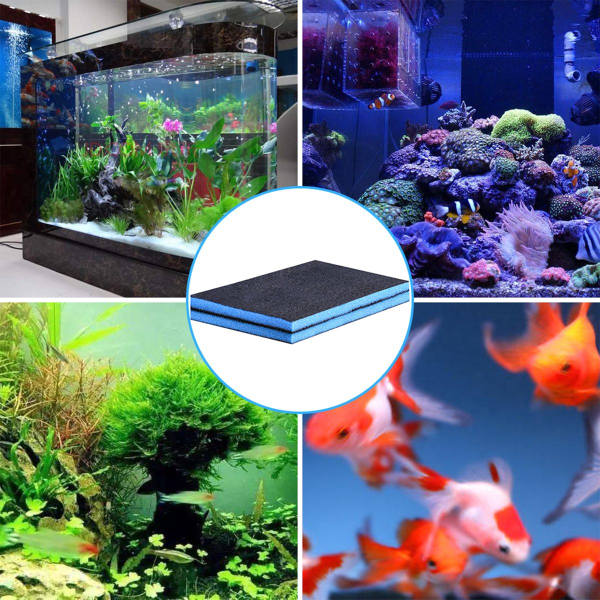 Filter Mat Foam Sponges Bio Sponge Filter Media Pad Fish