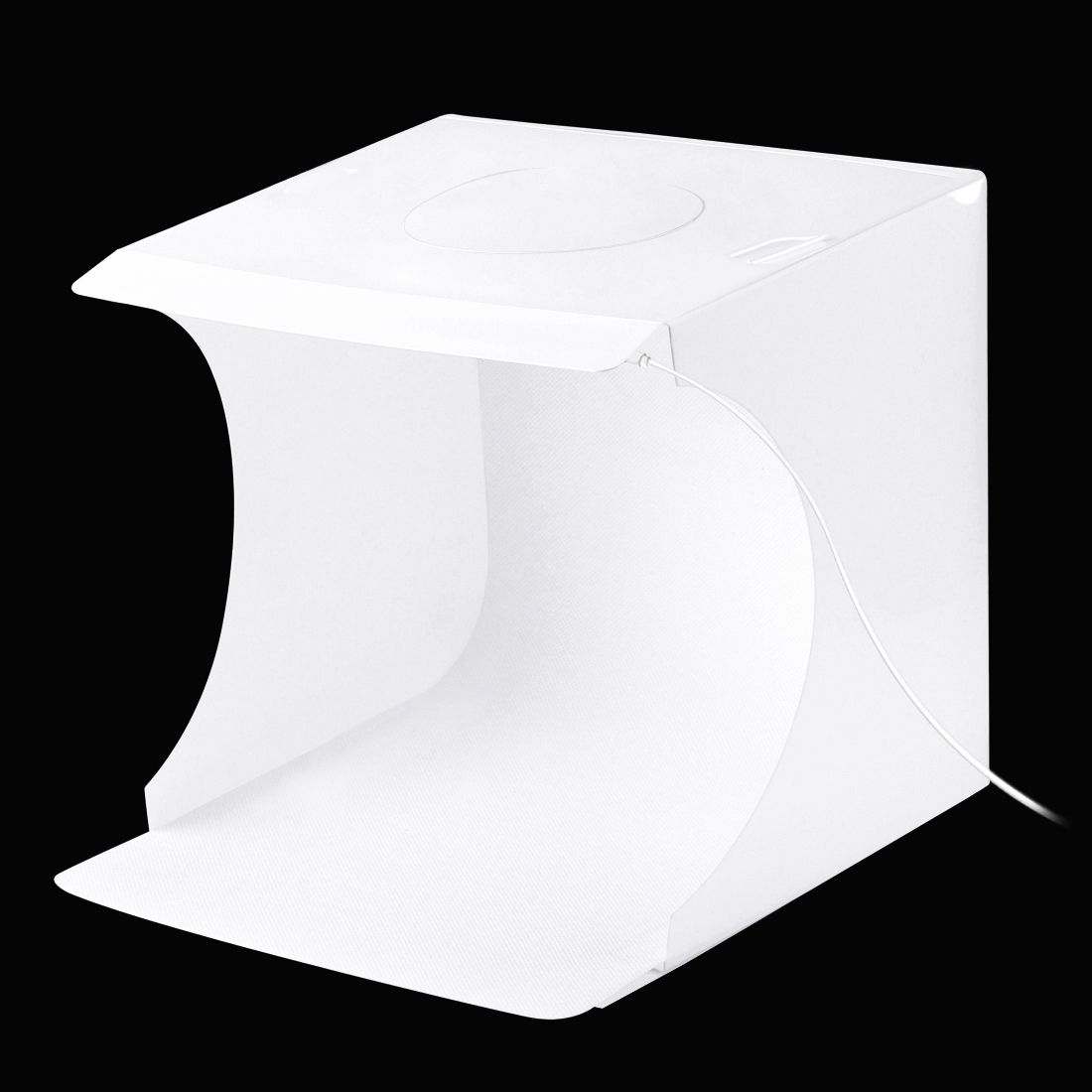PULUZ 20cm Folding Portable 550LM Light Photo Lighting Studio Shooting Tent Box Kit With 6 Colors Backdrops (Black, White, Orange, Red, Green, Blue), Unfold Size: 24cm X 23cm X 22cm