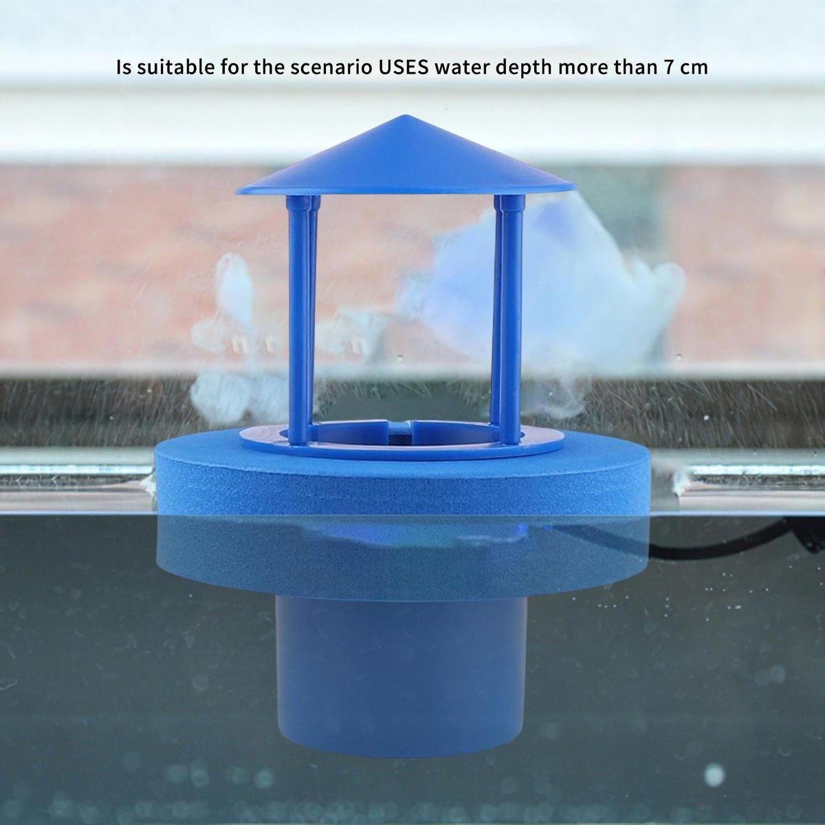 Mist Maker Mist Dispenser Fog Machine Floating Sprayer Water Blue