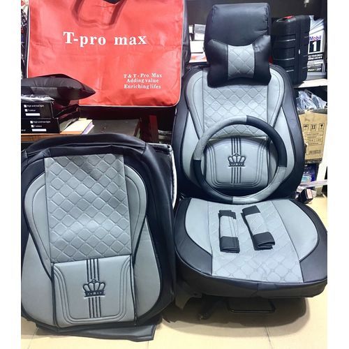 2003-2018 Toyota Camry Chair Cover Set Cover Gray And Black
