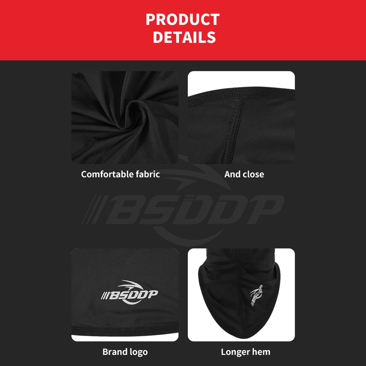 Bandana Face Hat Full Face Mask Breathable Cycling Face Neck