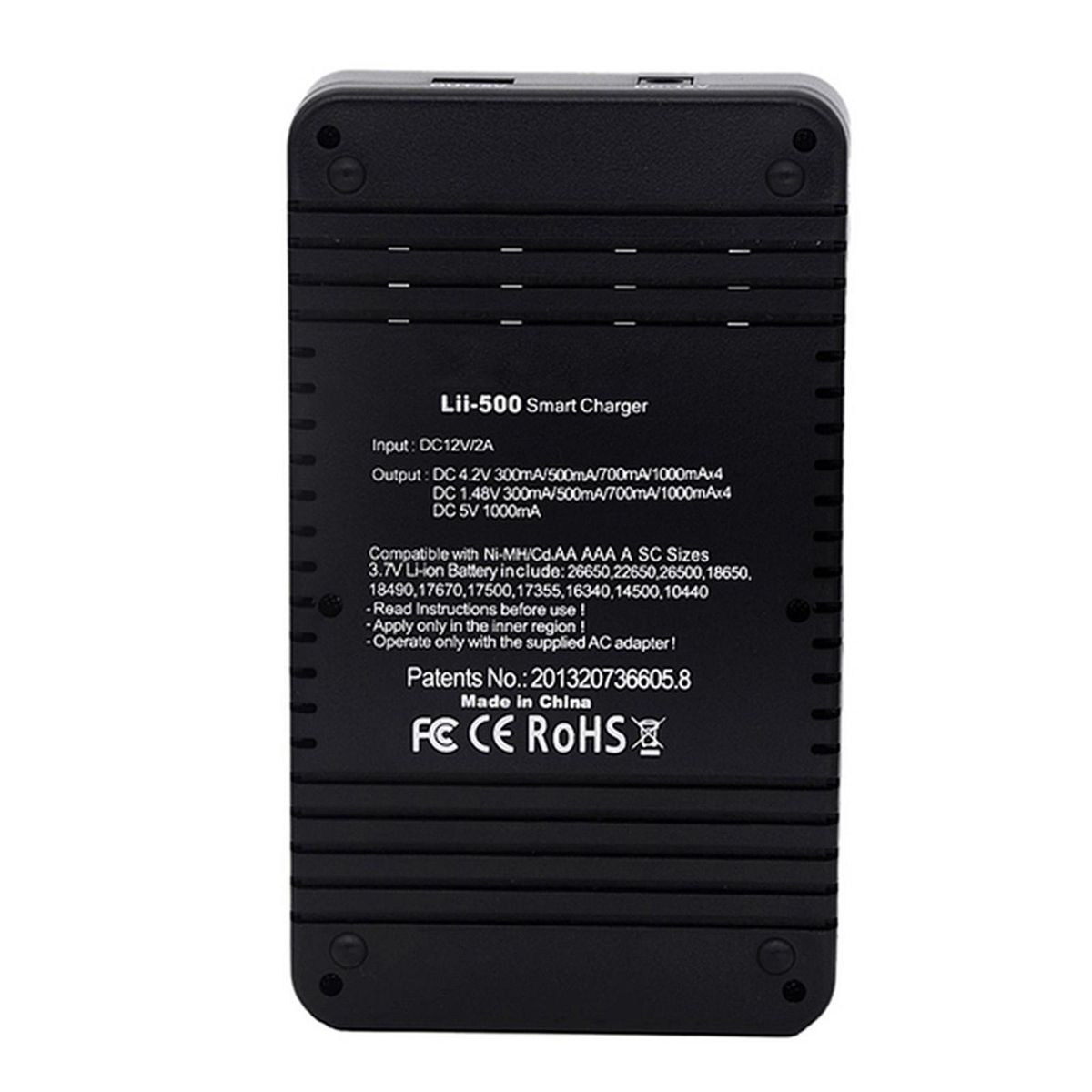 Lii-500 Intelligent Battery Charger Smart Charger w/ 4 Battery Slots LCD Display for Ni-MH Ni-Cd Li-ion Rechargeable Batteries EU Plug
