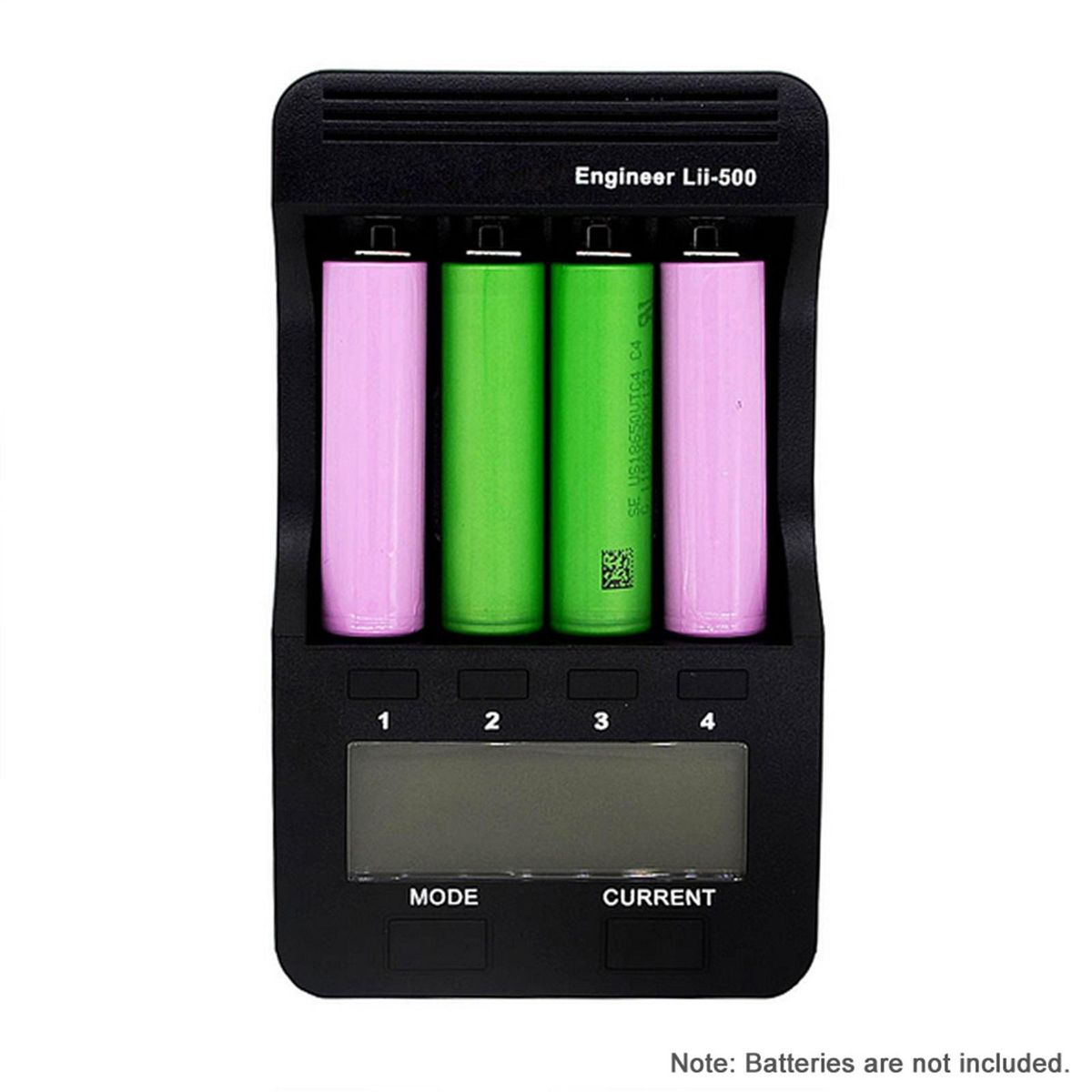 Lii-500 Intelligent Battery Charger Smart Charger w/ 4 Battery Slots LCD Display for Ni-MH Ni-Cd Li-ion Rechargeable Batteries EU Plug