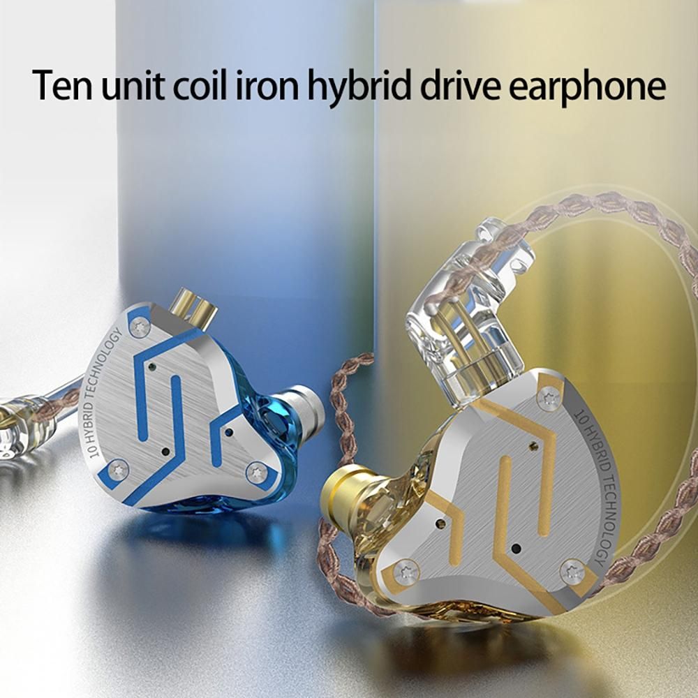 ZS10 PRO Headset 4BA1DD 5 Driver HIFI Headset No Microphon