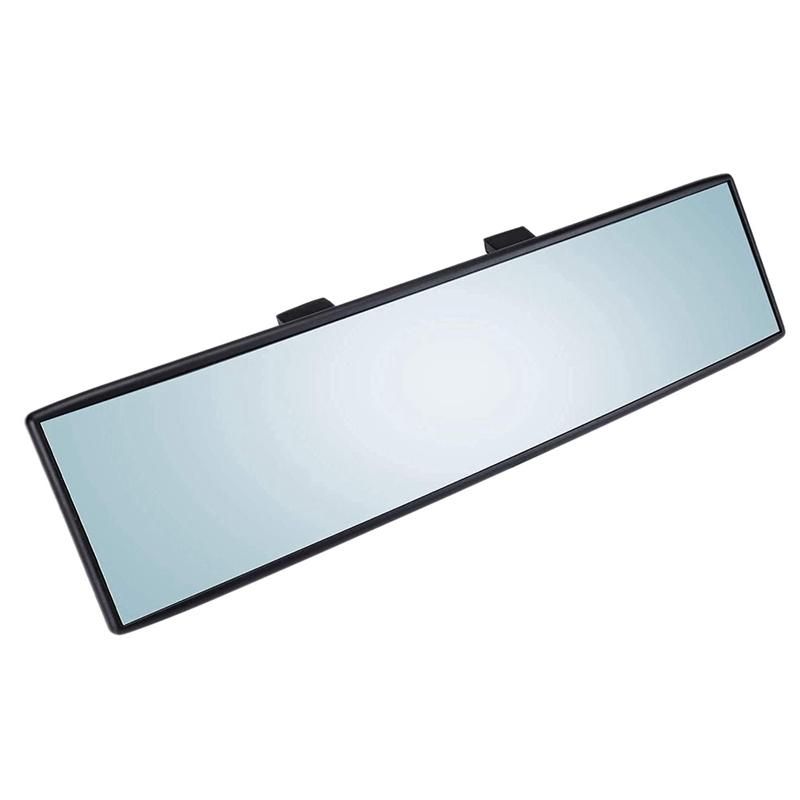 Universal Car Interior Mirror Wide Convex Anti- Rearview Mirror Wide-Angle Surface Blue Rear Mirror Clip On